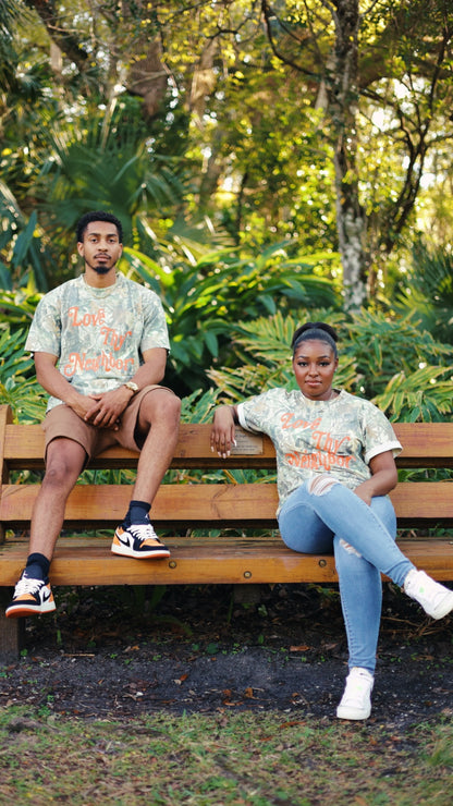 Love Thy Neighbor Camo Tee
