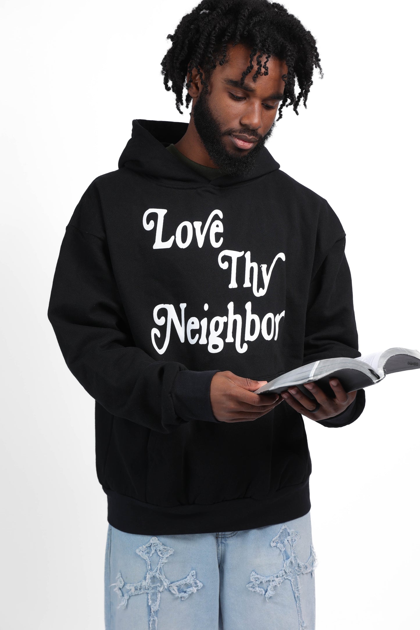 Love Thy Neighbor Heavyweight Hoodie