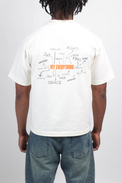 God Is My Everything OFF-WHITE Cropped Tee
