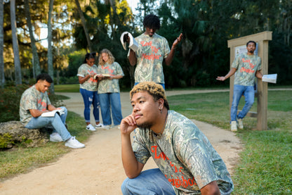 Love Thy Neighbor Camo Tee