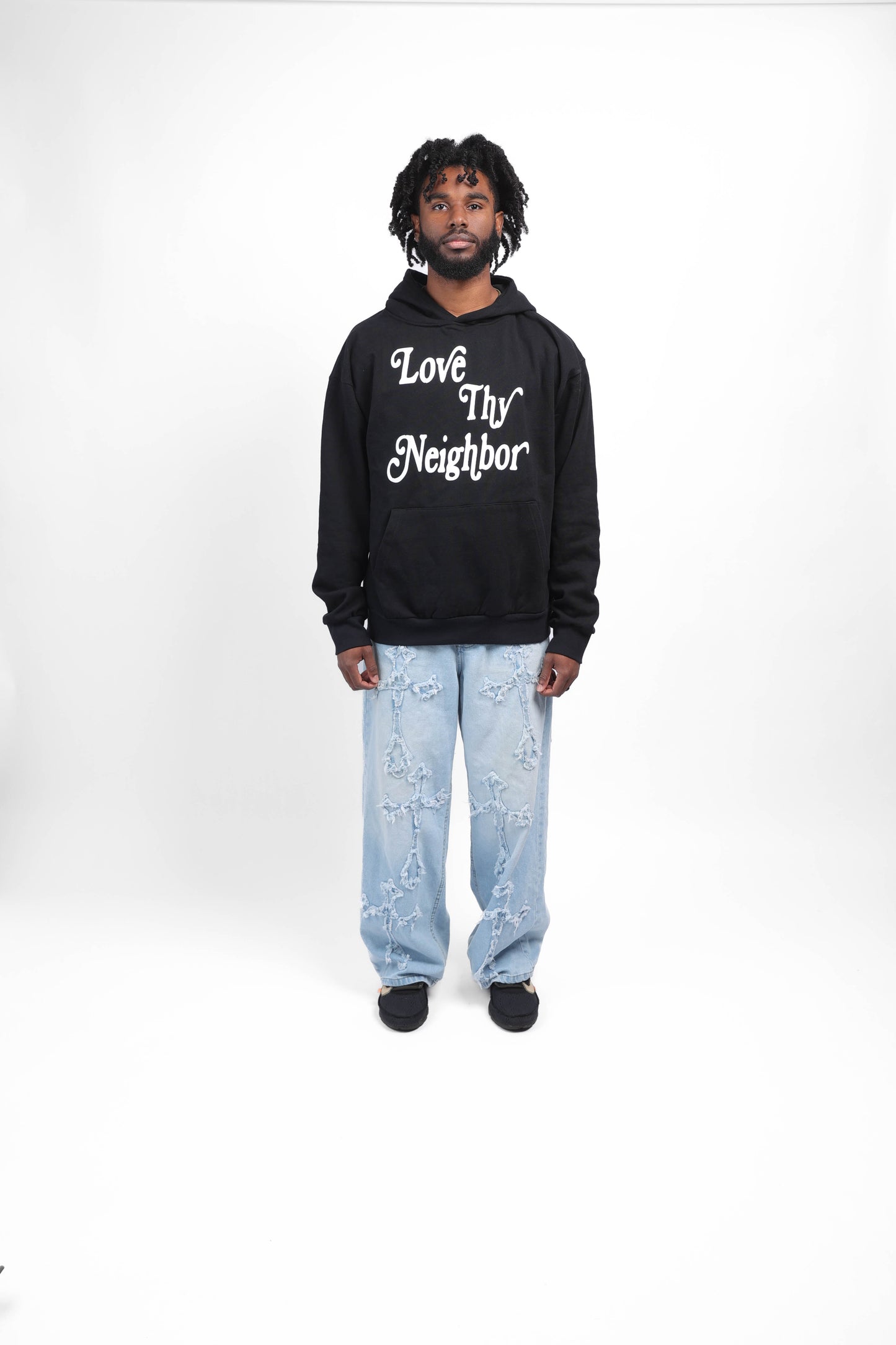 Love Thy Neighbor Heavyweight Hoodie