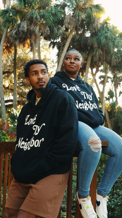 Love Thy Neighbor Heavyweight Hoodie