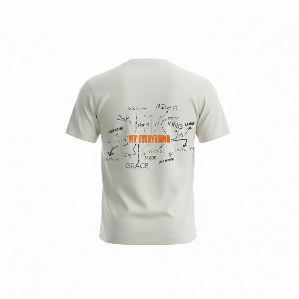 God Is My Everything OFF-WHITE Cropped Tee