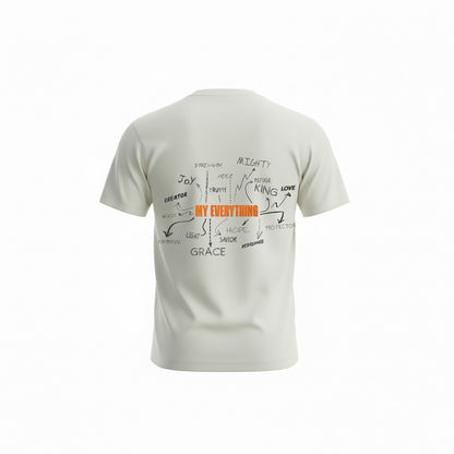 God Is My Everything OFF-WHITE Cropped Tee
