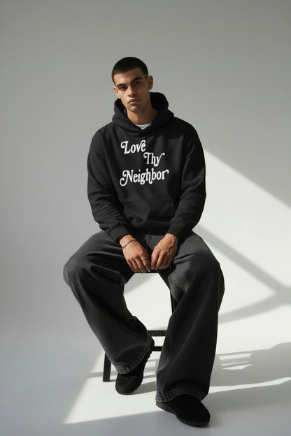 Love Thy Neighbor Heavyweight Hoodie